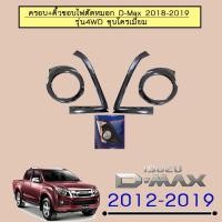 ราคา ครอบไฟตัดหมอก+คิ้วไฟตัดหมอก D-Max 2018-2019 รุ่นสูง ชุบโครเมี่ยม Isuzu Dmax (3617092921)