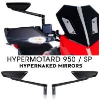 ราคา For Ducati Hypermotard 950 Accessories Motorcycle Hypernaked Mirrors Hypermotard950 Adjustable Side (53701937724)
