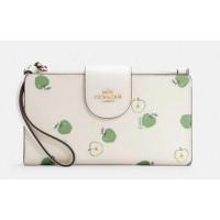 ราคา COACH TECH PHONE WALLET IN COLORBLOCK SIGNATURE CANVAS Tech Wallet With Apple Print (2996575590)