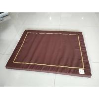 ราคา ⚡ลดราคาพิเศษ⚡ อาสนะยางพาราแท้ 100 % แบบเรียบแต่งขอบ สีแก่นขนุนเข้ม (4639650108)