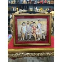 ราคา ภาพรัชกาลที่ 9 พร้อมกรอบไม้สักเก่า (40556444469)