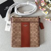 ราคา แท้ พร้อมส่ง41321 Coach Kitt Messenger Crossbody In Colorblock Signature Canvas (21075934333)