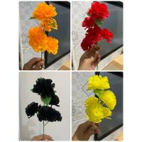 ราคา ดอกดาวเรือง ( ดอกดาวเรืองช่อ 1ช่อ 5ดอก ) ช่อดอกดาวเรือง ดาวเรืองปลอม ดอกดาวเรืองผ้าจริงทนแดด ทนฝน ดาวเรือง (23944582991)