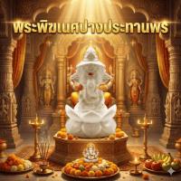 ราคา [ฟรี! ครอบแก้วฐานทอง] พระพิฆเนศ ปางประทานพร องค์เล็ก บูชาเสริมความสำเร็จ การงานราบรื่น ของขวัญมงคล ตั้งโต๊ะทำงาน (41526714283)