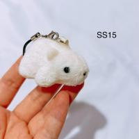 ราคา พวงกุญแจ ตุ๊กตา หมี จิ๋ว หมีขาว หมีขั้วโลก a show polar bear (48402374541)