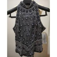 ราคา เสื้อคอปืน สีเทาปักปล้อง Papell boutique งานแต่ง ราตรี ปาร์ตี้ คาเฟ่ เลิศหรู ป้ายห้อยมือหนึ่งราคามือสอง (14005682533)