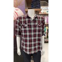 ราคา เสื้อเชิ้ตลายสก๊อตแขนยาวผู้ชาย แบรนด์ Hara แท้100% มือสอง (4779061436)