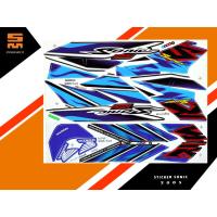 ราคา สติ๊กเกอร์ ฮอนด้า โซนิค แต่ง sonic 125 ล้อแม็ก ปี 2005 สีนํ้าเงิน (เคลือบเงาแท้) (1940403425)