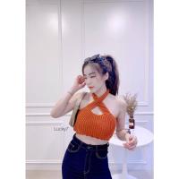 ราคา ครอปท็อปไหมพรมทรงสวยในตำนาน ใส่ได้ 3 แบบ ใส่เป็นคล้องคอด้านหลัง คล้องคอด้านหน้า หรือ ไข้วหน้า แซ่บๆ (21471620458)