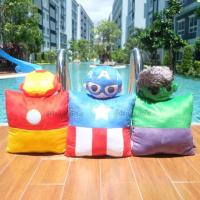 ราคา หมอนอิง จัตุรัส Ironman ไอรอนแมน & Captain America กัปตันอเมริกา & Hulk ฮัค Avengers อเวนเจอร์ หัวโผล่ 19นิ้ว (440675464)