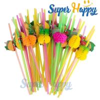 ราคา หลอดดูดน้ำแฟนซี 3D(แพ็ค 50 ชิ้น) ลายผลไม้/ฟลามิงโก้คละสี ขนาด 24x0.5cm. Fancy Straws (25842315342)