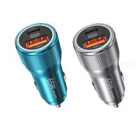 ราคา REMAXแท้!!! ที่ชาร์จในรถ มี2พอร์ต Type-C USB สีเงิน,น้ำเงิน 65w (WP-C31) **รับประกัน1ปี** (10425066941)