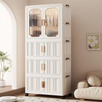 ราคา MINI ตู้เสื้อผ้า ลิ้นชักใส่เสื้อผ้า ตู้เสื้อผ้าขนาดใหญ่ที่พับเก็บได้ ชั้นใส่เสื้อผ้า ตู้ผ้าเด็กพลาสติก (26718055571)