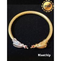 ราคา กำไล ต่อเงินต่อทอง ตาแดง มหาโชค โชคลาภ ลาย พญานาค ติดพลอย ชุบทอง ไมครอน 5 ชั้น 18k กำไลทองเหลือง แท้ (3034802332)