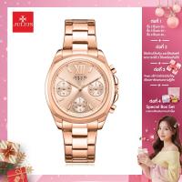 ราคา Julius นาฬิกาข้อมือผู้หญิง JA-1500 หน้าปัดโครโนกราฟ สายสแตนเลส แบรนด์เกาหลี แฟชั่นฮิตของแท้ (25589439306)