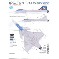 ราคา รูปลอกน้ำ DECAL VEHA สเกล 1/48 JAS-39C/D GRIPEN RTAF (1506593503)