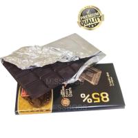 ราคา 100 กรัม 85% ดาร์คช็อคโกแลต เกรดพรีเมี่ยม นำเข้า (100g) 85% Dark chocolate Extra Fine Premium Grade (16681464688)