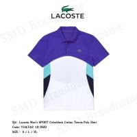 ราคา Lacoste เสื้อโปโลผู้ชาย รุ่น Lacoste Men's SPORT Colorblock Cotton Tennis Polo Shirt Code: YH4742 10 RWD (17430611911)