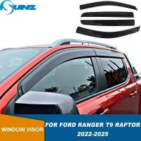 ราคา Car Window Visor For Ford Ranger T9 Raptor Wildtrak Sport XLT XLS XL 2022 2023 2024 2025 Side Wind (55503163226)