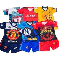 ราคา ชุดกีฬาเด็ก (รหัสG11) ชุดฟุตบอลเด็ก ผ้าไมโคร เสื้อ+กางเกงขาสั้น ไซส์S 1-2ปี/8-11กิโล ผ้านิ่มใส่สบาย พร้อมส่งจากไทย (26668835907)