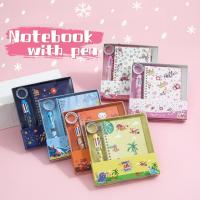 ราคา นักเรียนการ์ตูน Notepad พร้อมปากกาลูกลื่นคู่มือปากกาชุดเด็กกล่อง Memo Book Dairy Notebook น่ารักวันเกิด (46602458348)