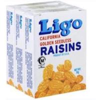 ราคา ลูกเกด ตราLigo ขนาดจิ๋ว 30กรัม ได้รับแพ็คละ 12กล่อง สินค้าจากอเมริกา (5577586203)