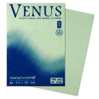 ราคา (KTS)กระดาษถ่าย เอกสารสี A4 Venus 80 Gsm. No. 02 สีเขียวอ่อน (4738970785)