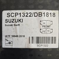 ราคา GD ผ้าดีส ผ้าดีสเบรคหน้า ผ้าเบรค SCP1322/DB1818 SUZUKI SWIFT มีแผ่นซับเสียง (29789671490)