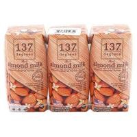 ราคา 137 ดีกรี นมอัลมอนด์ 100% 180 มล. แพ็ค 3 (9418470182)