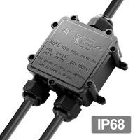 ราคา 3 Way Waterproof Junction Box IP68 4/5/6pin 4-14mm Electrical Cable Wire Connectors 24A 450V External Electrical Junctio (25124606617)
