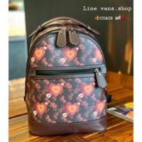 ราคา COACH BACKPACK WITH HORSE AND CARRIAGE PRINT AND HEARTS (3618270553)
