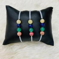 ราคา * หินประจำวันพุธ (กลางคืน) *กำไลข้อมือ เชือกถัก หินนำโชค หินแท้ 100 % *ฟรีไซต์* (ราคาต่อเส้น) (23111327809)