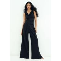 ราคา H&M(เอชแอนด์เอ็ม) กางเกงขายาวทรงกว้าง Women Wide trousers 1298594_1 (44422159125)