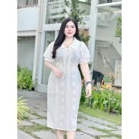 ราคา ชุดใส่ไปงานแต่งสาวอวบ D300 เดรสสาวอวบ ชุดใส่ไปงานบวชสาวอวบ ชุดไปทำบุญสาวอวบ ชุดเรียบร้อยสาวอวบ (25987627754)