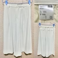 ราคา Uniqlo กางเกงผ้าเดรปขา 4 ส่วน (2221485192)