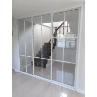 ราคา (ถูกที่สุด)Y Tประตูกั้นห้องบานเลื่อนโมเดิร์น​ซ้อน3บาน​ อลูมิเนียมสีอบขาว​ กระจกใส (3677514432)