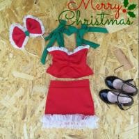 ราคา ชุดซานต้าครอสเด็ก สำหรับใส่วันคริสมาส(งานเปิดจอง)ตัดตามยอดจอง (685293910)