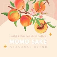 ราคา [เคล้าสุราดอกท้อวสันต์] Momo Saké Peach Wine Blend | kōhī kobu seasonal blend coffee | เมล็ดกาแฟคั่วสดใหม่ (20375399163)