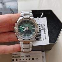 ราคา Casio G-SHOCK GST-B500 Mens Business Watch สีเขียว สแตนเลส G-STEEL K759 (25990026211)