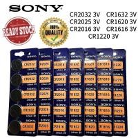 ราคา ของแท้ CR2032 ถ่านกระดุม SONY รุ่น CR2032 / CR2025 / CR2016 / CR1632 / CR1620 / CR1616 / CR1220 3V Lithium Battery (40150841662)