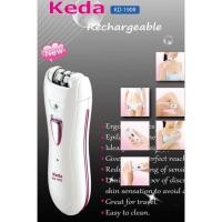 ราคา เครื่องถอนขน เครื่องกำจัดขน โกนขน Keda KD-190R ชาร์ตได้ - สีชมพู/ขาว (276981294)