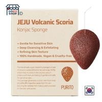 ราคา [PURITO SEOUL] JEJU Volcanic Scoria Konjac Sponge - ร้าน DOKO ( Daily On KOrea ) (43724258372)
