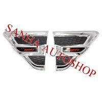 ราคา ครอบแก้มข้างโครเมียม Side Vent Toyota Revo ปี 2015,2016,2017,2018,2019,2020,2021,2022 รุ่นยกสูง งาน L (5995377838)