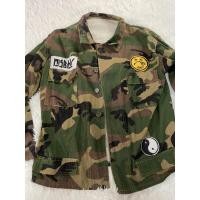 ราคา ส่งต่อ เสื้อคลุมผ้ายีนส์ลายทหาร (22254259459)