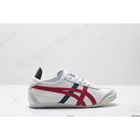 ราคา Onitsuka Tiger MEXICO 66 สไตล์ใหม่แฟชั่นรองเท้าวิ่งข้ามประเทศสบายแบบผูกเชือกพื้นรองเท้า EVA ยืดหยุ่นสูงเหมาะกับ Arch (49052964322)