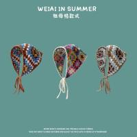 ราคา ฤดูใบไม้ผลิและฤดูใบไม้ร่วงสไตล์ญี่ปุ่นสไตล์เกาหลีผ้าพันคอสามเหลี่ยมโดปามีนผ้าโพกศีรษะหวานสไตล์เด็กผ (26706094758)