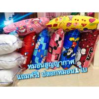 ราคา หมอนหนุน สูญญากาศ ใยเด้ง เกรดA หมอนหนุนขาว แถวฟรี+++ปลอกหมอน (6228081339)