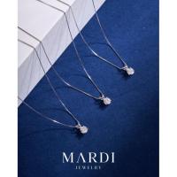 ราคา Mardi Jewelry สร้อยคอเงินแท้ 925 ชุบทองขาว Lapine Necklace (25013703316)