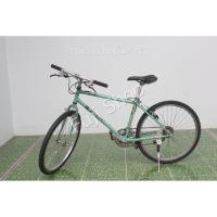 ราคา จักรยานไฮบริดญี่ปุ่น - ล้อ 26 นิ้ว - มีเกียร์ - โครโมลี่ - Bianchi Osprey - สีเขียว [จักรยานมือสอง] (20735141261)