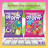 ราคา [Crown] MyChew 284g Combo Pack (เกรป+แอปเปิ้ล / สตรอเบอร์รี่+พีช) (42120613606)
